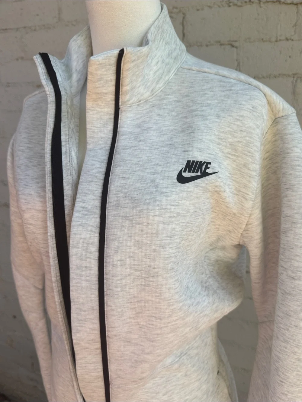 Nike Sportswear Tech Fleece Jumpsuit Light Grey Heather Black Size S